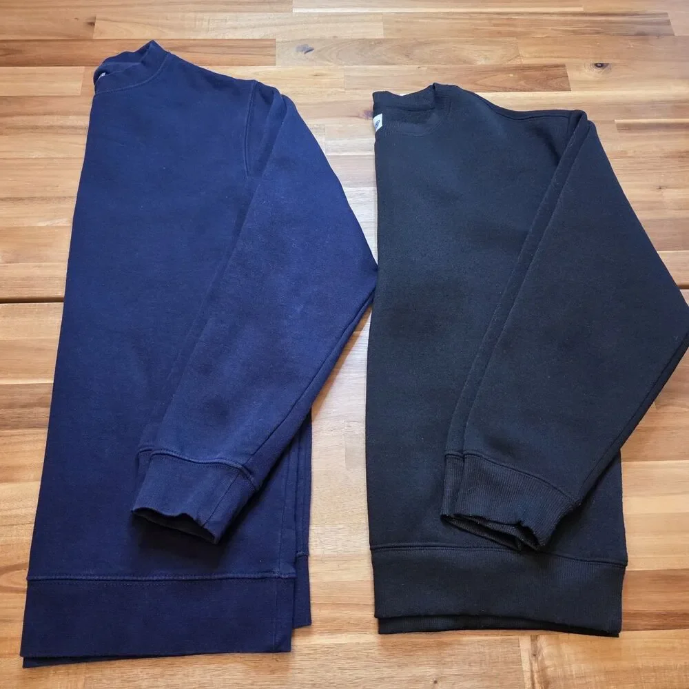 Boys 18/20 Sweatshirt Lot Pure Champ Everyday Kids Navy Black Crewneck 2pc